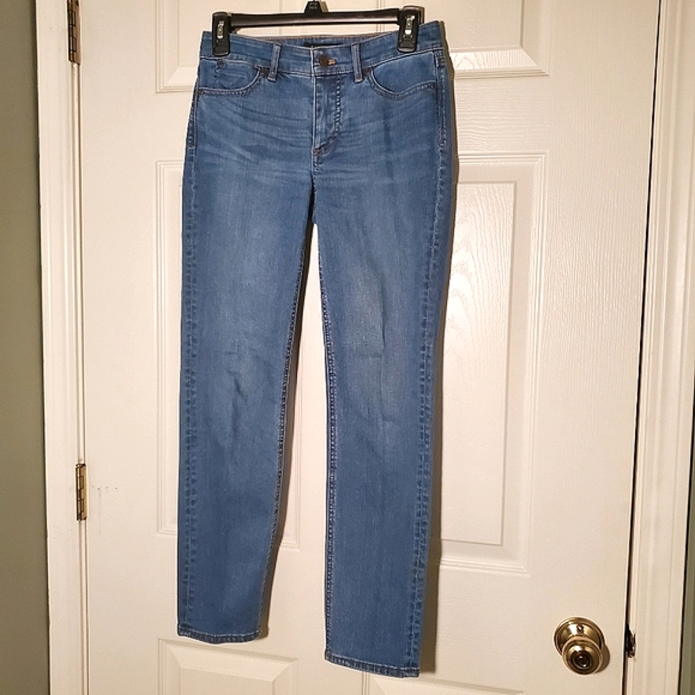 Talbots Flawless Five-Pocket Straight Leg Jeans - Picture 2 of 6